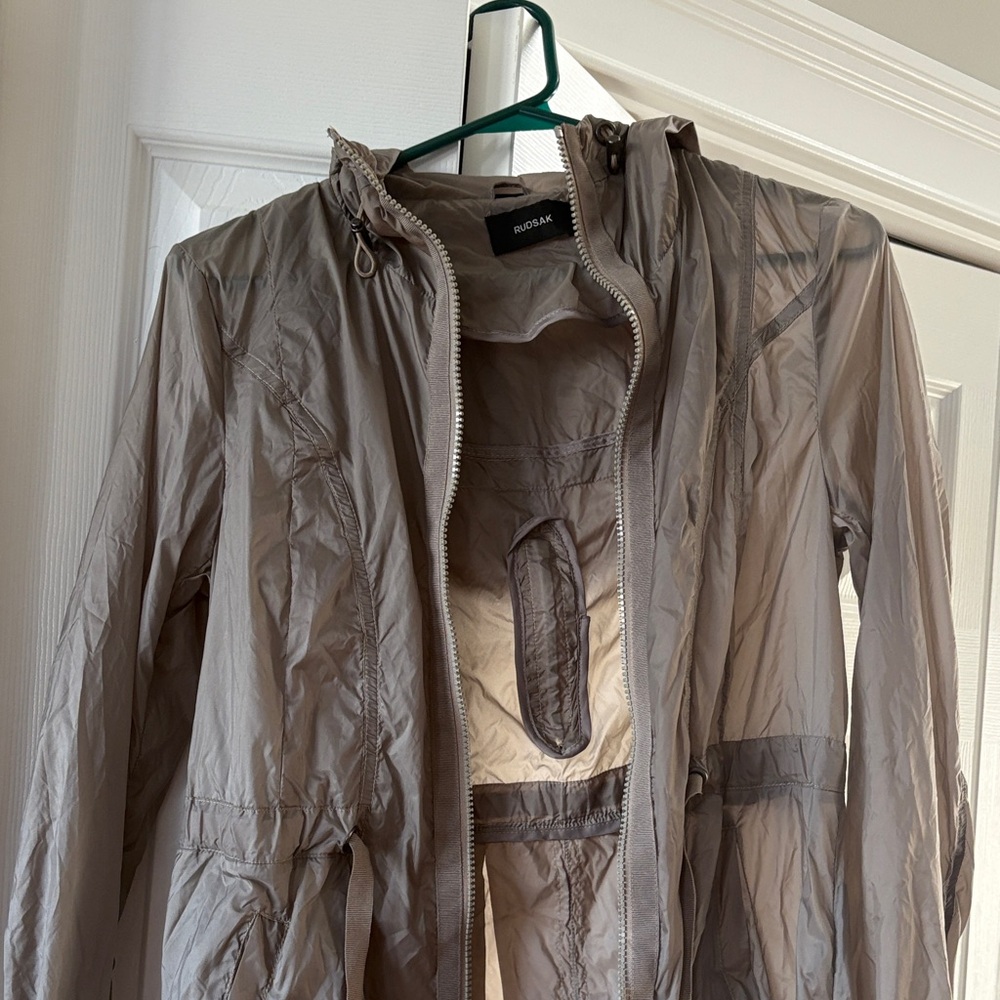 NWOT Rudsak Tan Windbreaker Jacket- Size XS